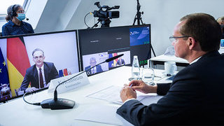 Foto: Invité à prendre la parole, le ministre allemand des Affaires étrangères Heiko Maas Foto: Invité à prendre la parole, le ministre allemand des Affaires étrangères Heiko Maas